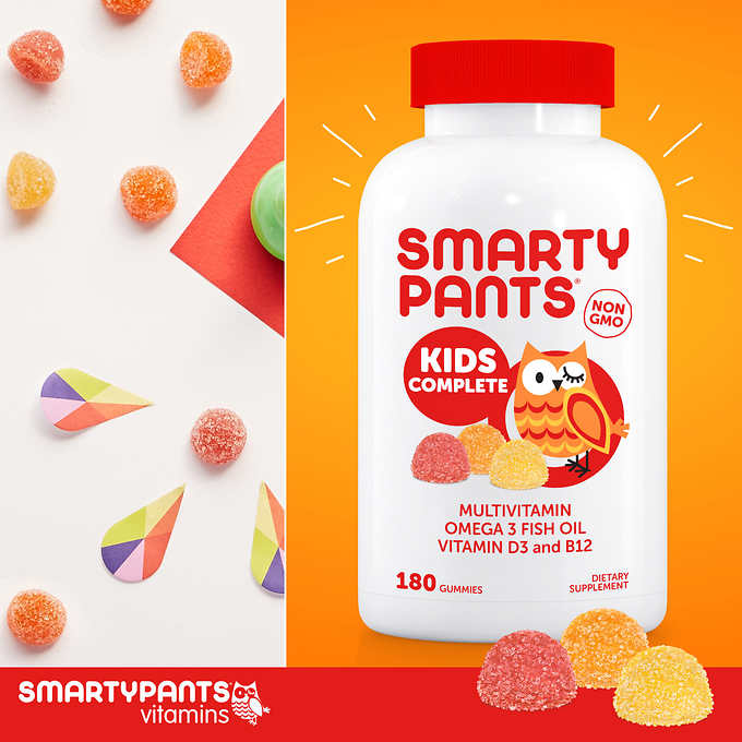 SmartyPants Kids Fiber Vitamins: Daily Kids Multivitamin Gummy for Overall  Health with Vitamin A, B12, D3, E, & K & Omega 3 Fish Oil (DHA/EPA) -  Shopping From USA